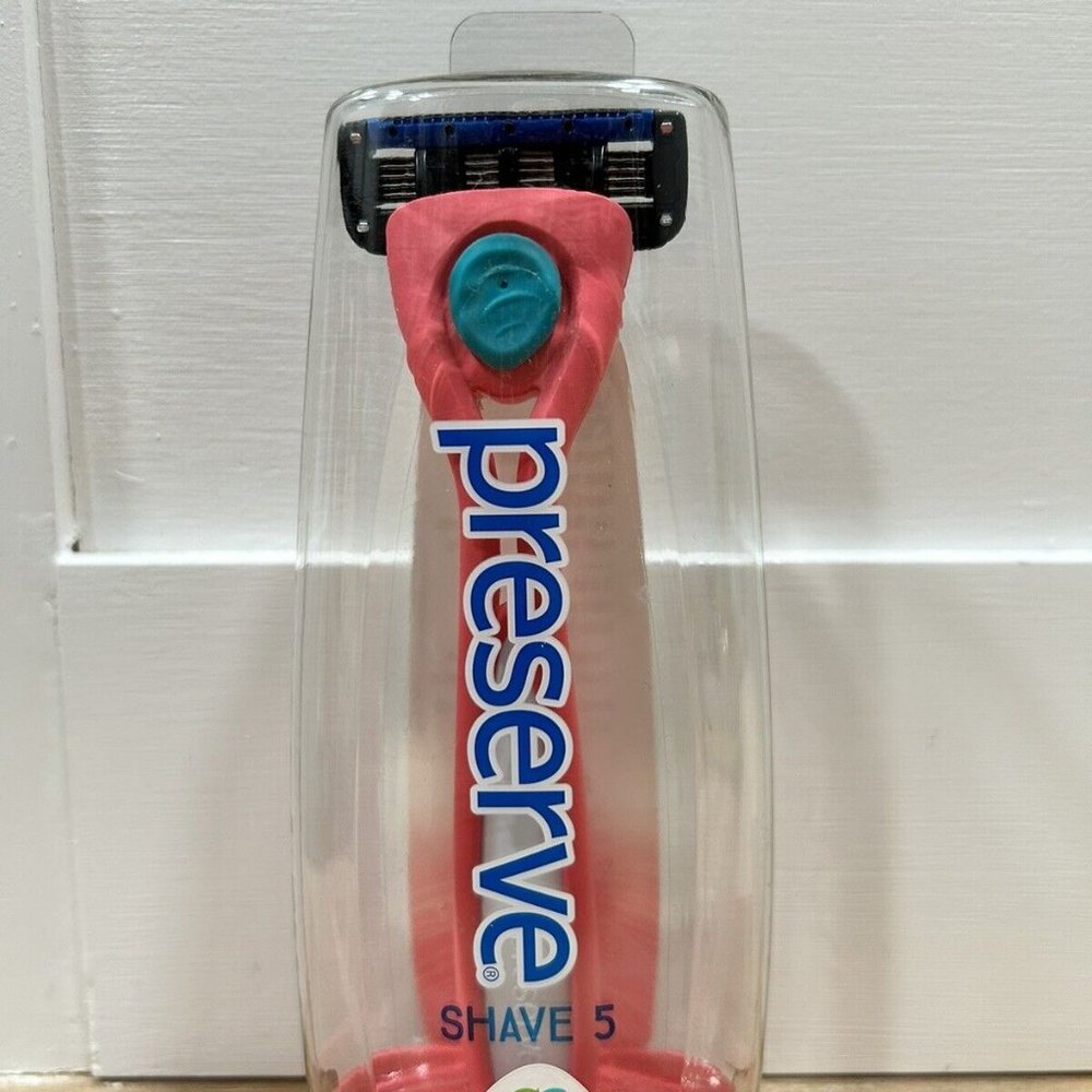 Shave 5 Razor By Preserve Pink- 1 Count